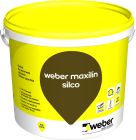 Enduit de parement de façade a base de resine organique WEBERMAXIL.SILCO beige fonce5(520) seau de 25kg