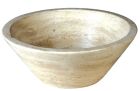 vasque en pierre conique d.42 h.15.5 cm sable