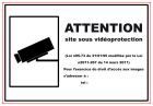 Panneau PVC : SITE SOUS VIDEO PROTECTION