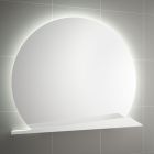 Miroir SUNRISE 800 Circulaire avec bandeau eclairage LED (4.8 W.) IP 44 d 800 mm