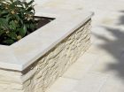 Chaperon De Mur Vieille Pierre Plat 49 X 28 Creme