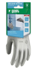 Gants polyester gris, paume end.PU gris T10 XCARX