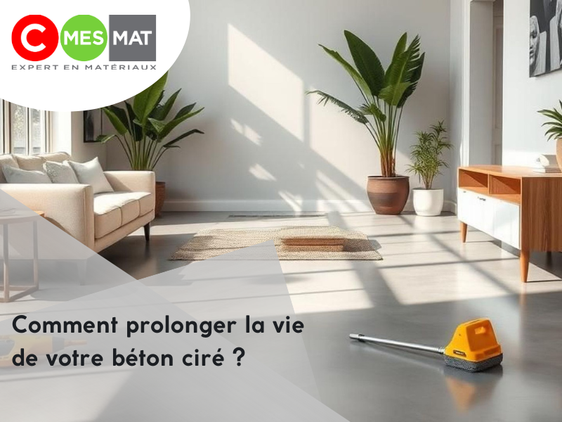 Comment prolonger la vie de votre béton ciré ?