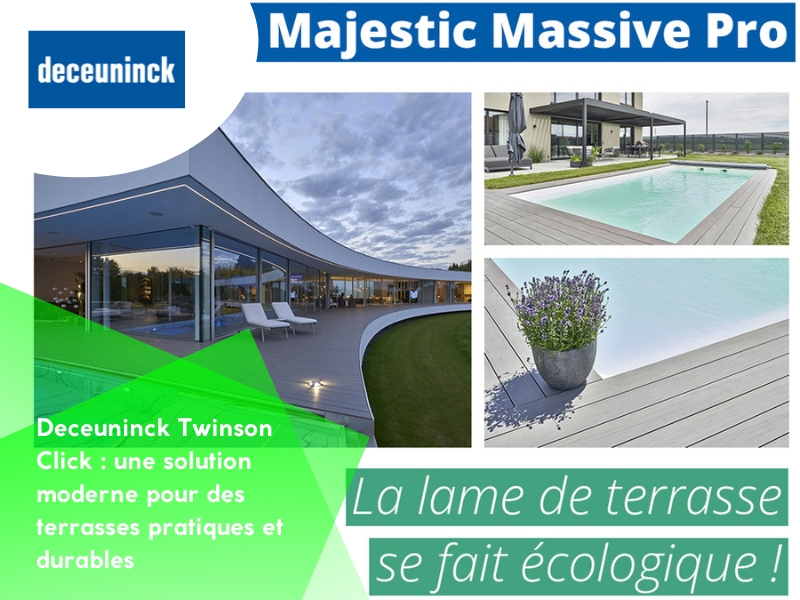 Deceuninck Twinson Click : une solution moderne pour des terrasses pratiques et durables