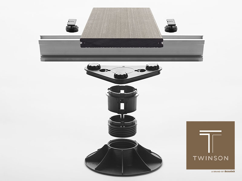 Simplifiez la pose des lames de terrasse avec Twinson Click !
