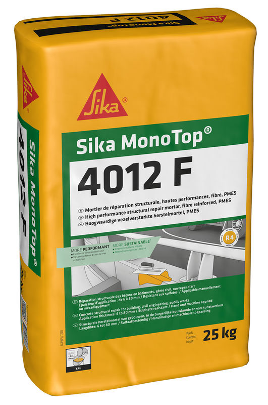 Mortier de reparation Sika MonoTop 4012 F sac de 25kg